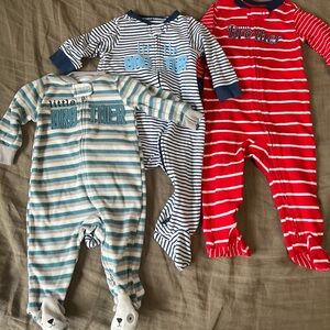 Little Brother Striped Kids One Piece Set